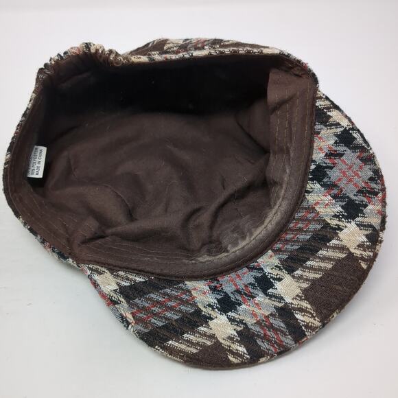 Unbranded Fitted Cadet Army Cap Hat Multicolor One Size Plaid Blank - Picture 7 of 9